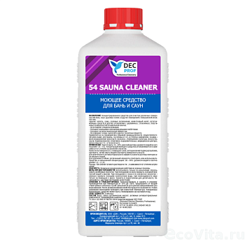 DEC PROF 54 SAUNA CLEANER 5л